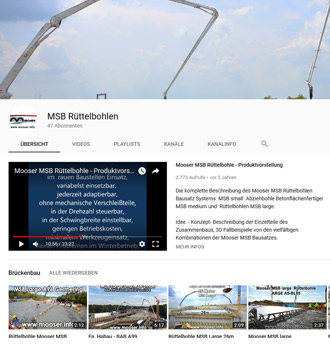 Mooser Rüttelbohlen Youtube